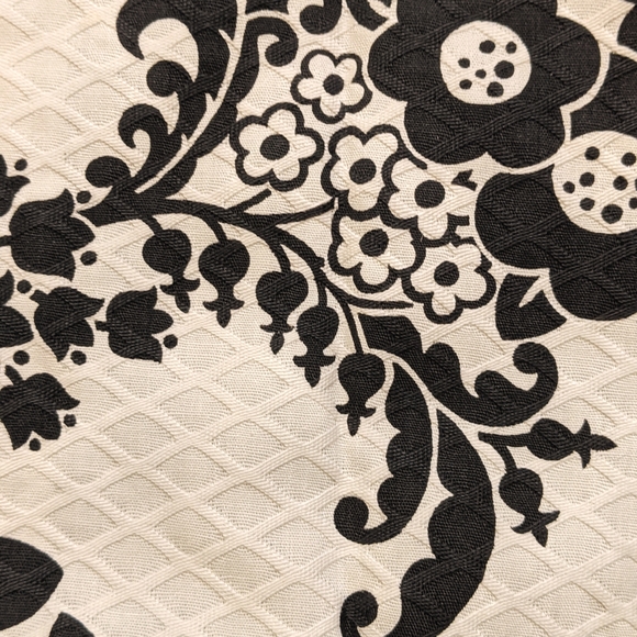 Vintage 1970's long open front hostess vest dress - Picture 5 of 6